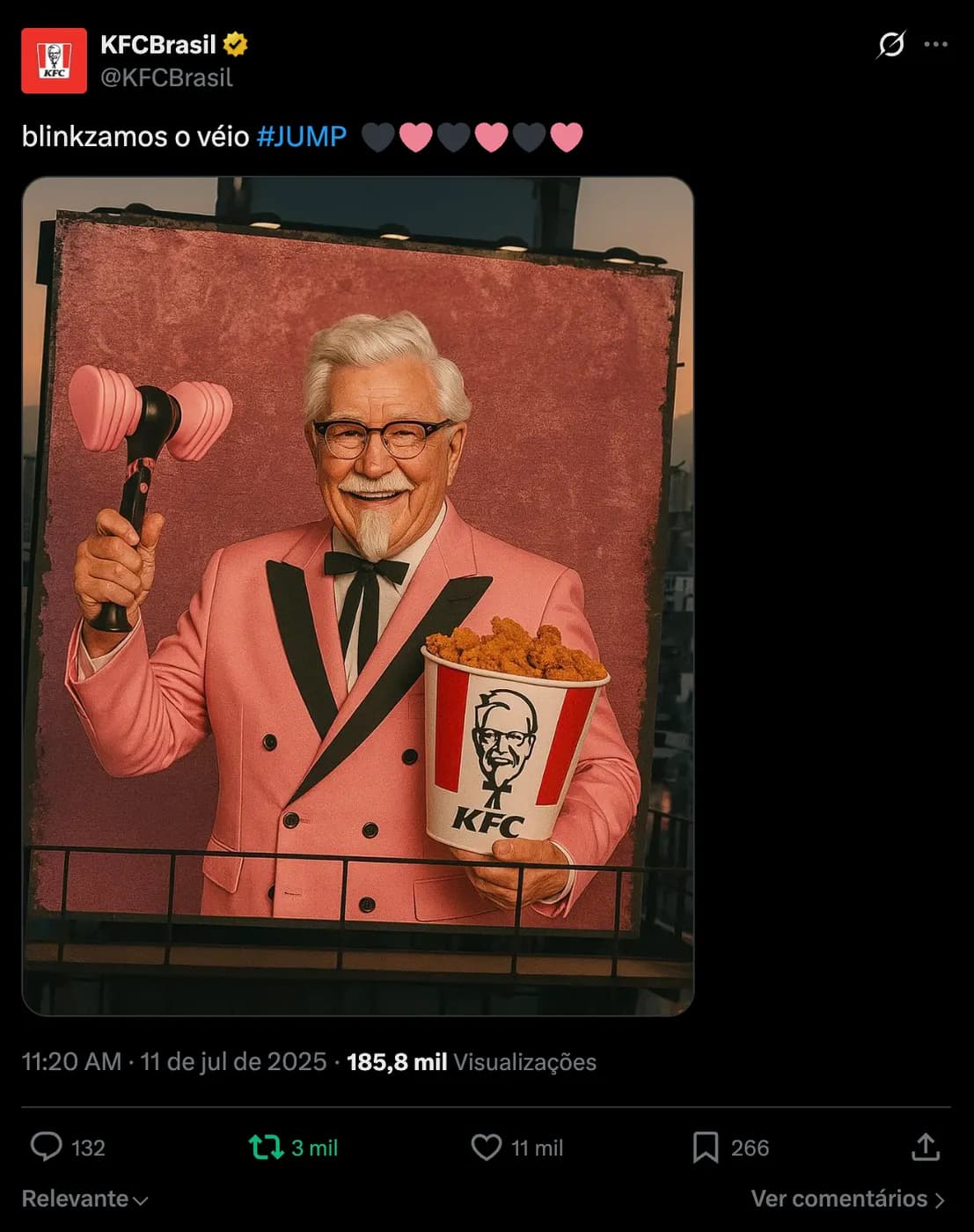 KFC twitter print