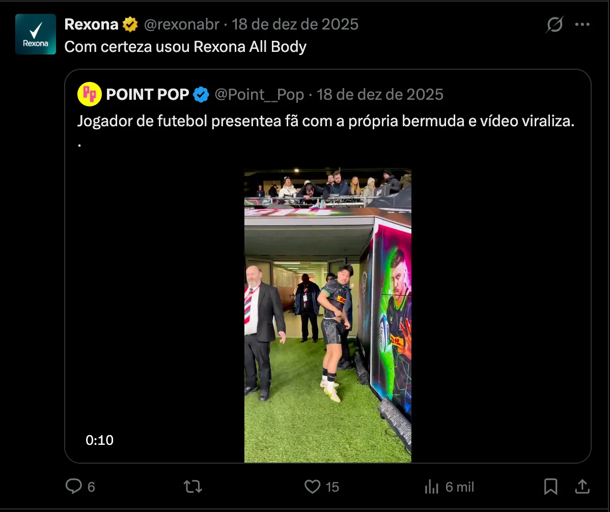 Rexona twitter print